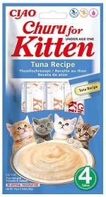 CIAO CHURU TONNO SNACK FUNZIONALI GATTI KITTEN 