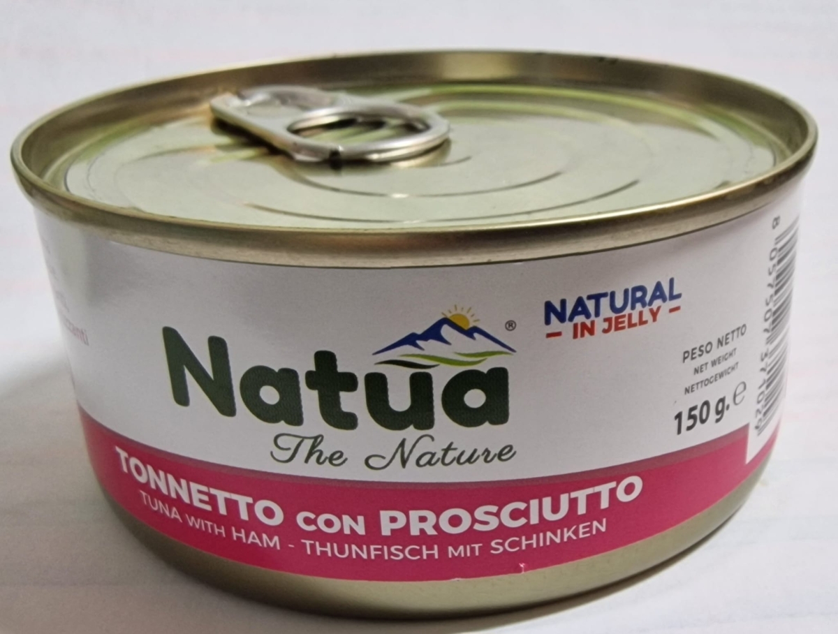 NATUA  NATURAL ADULT JELLY CAT TONNETTO CON PROSCIUTTO 