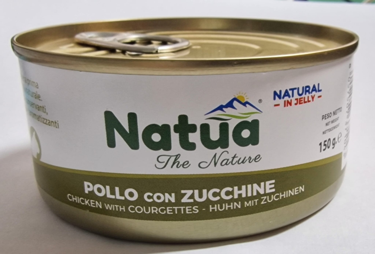 NATUA  NATURAL ADULT JELLY CAT POLLO CON ZUCCHINE 