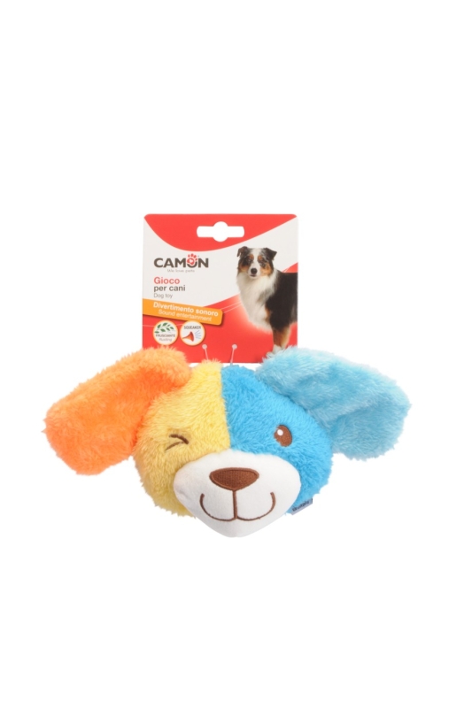 CAMON GIOCO CANI CAGNOLINI COLORATI CON SQUEAKER ED EFFETTO FRUSCIANTE 