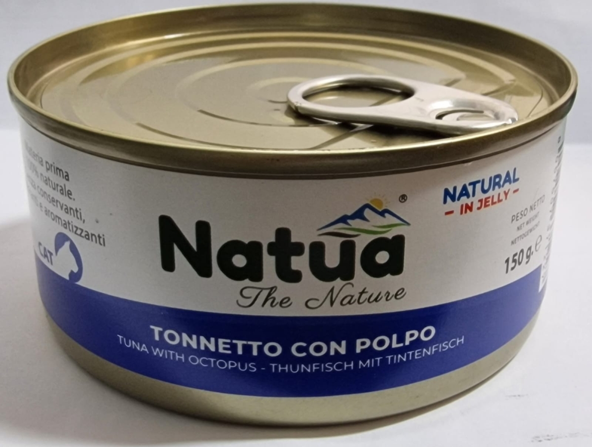 NATUA  NATURAL ADULT JELLY CAT TONNETTO CON POLPO 