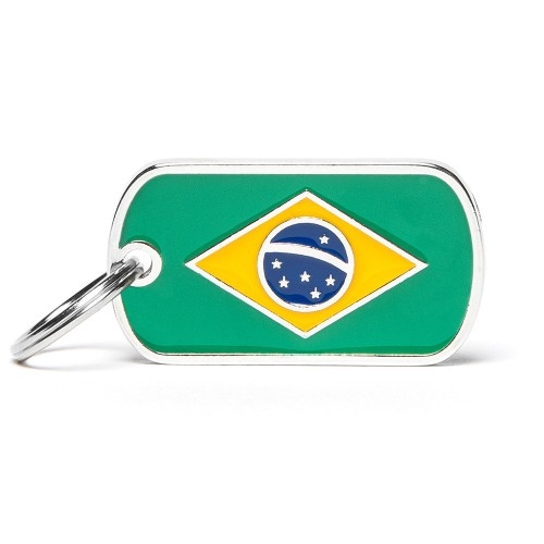 MEDAGLIETTA FLAGS BANDIERA BRASILE 