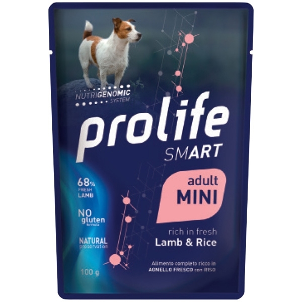 PROLIFE DOGS SMART ADULT MINI AGNELLO E RISO 