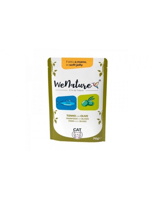 WENATURE TONNO CON OLIVE IN SOFT JELLY 