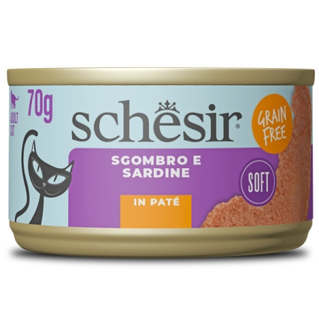 SHESIR GRAIN FREE SGOMBRO E SARDINE IN PATE' Gatti