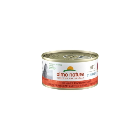 HFC ALMO NATURE COMPLETE NATURAL CATS SALMONE E TONNO CON CAROTE Gatti
