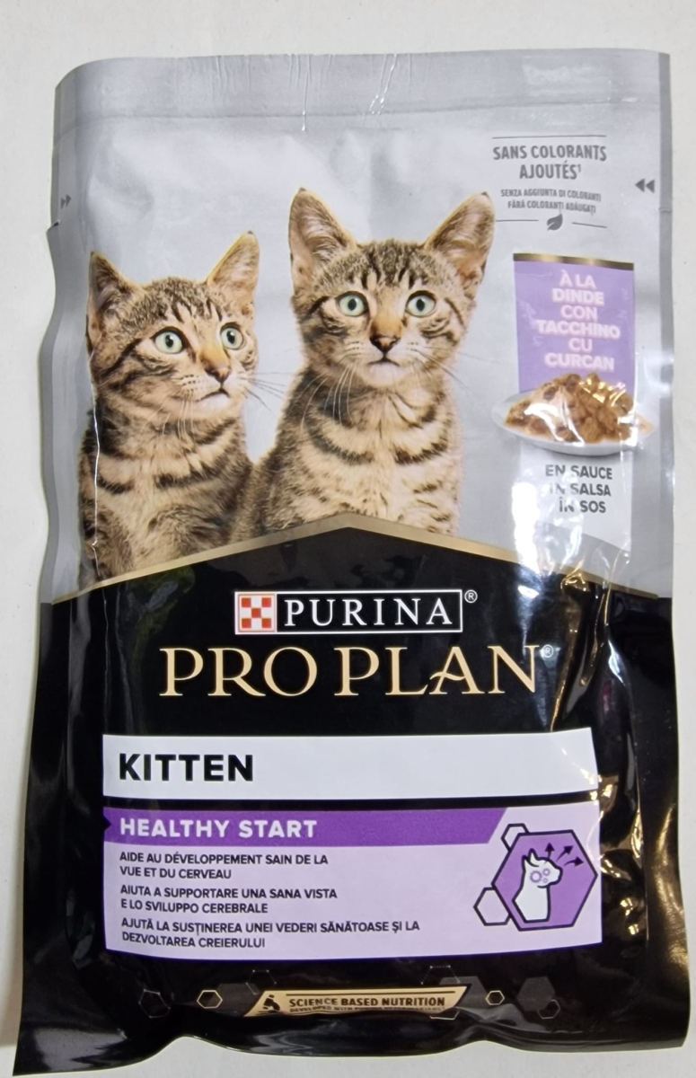 PURINA PRO PLAN KITTEN CAT TACCHINO IN SALSA 