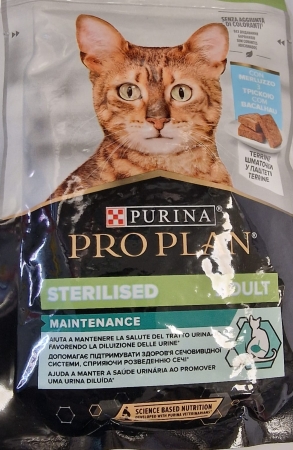 PURINA PRO PLAN STERILISED MERLUZZO IN MOUSSE Gatti
