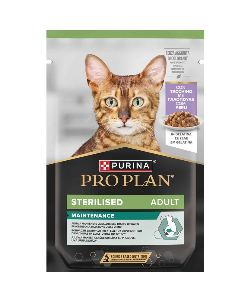 PURINA PRO PLAN STERILISED ADULT TACCHINO IN JELLY 