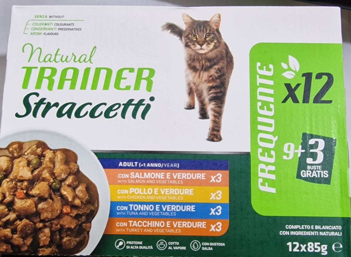 NATURAL TRAINER CAT STRACCETTI ADULT MULTIPACK X 12 