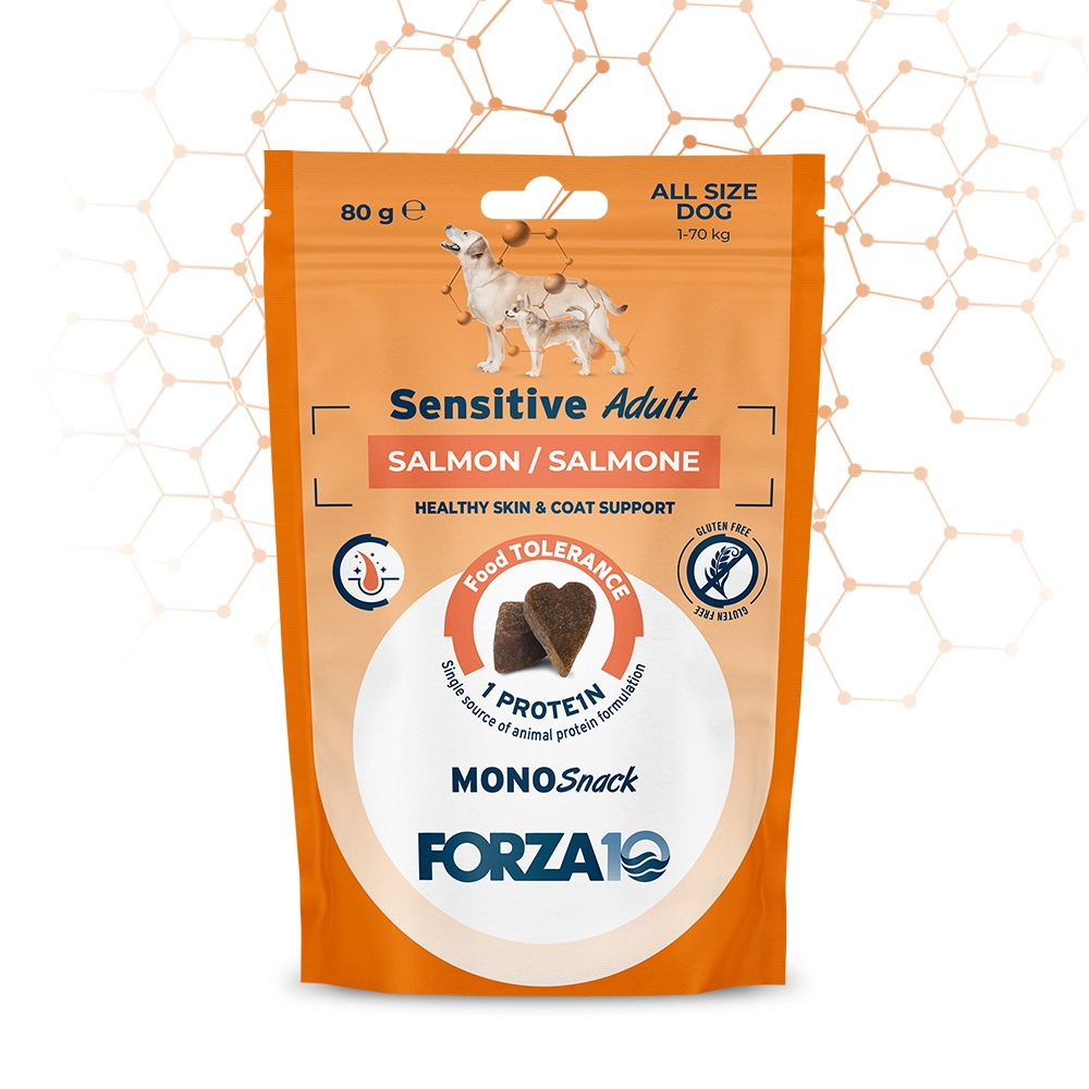 FORZA 10 MONO SNACK SENSITIVE ADULT SALMON/SALMONE 