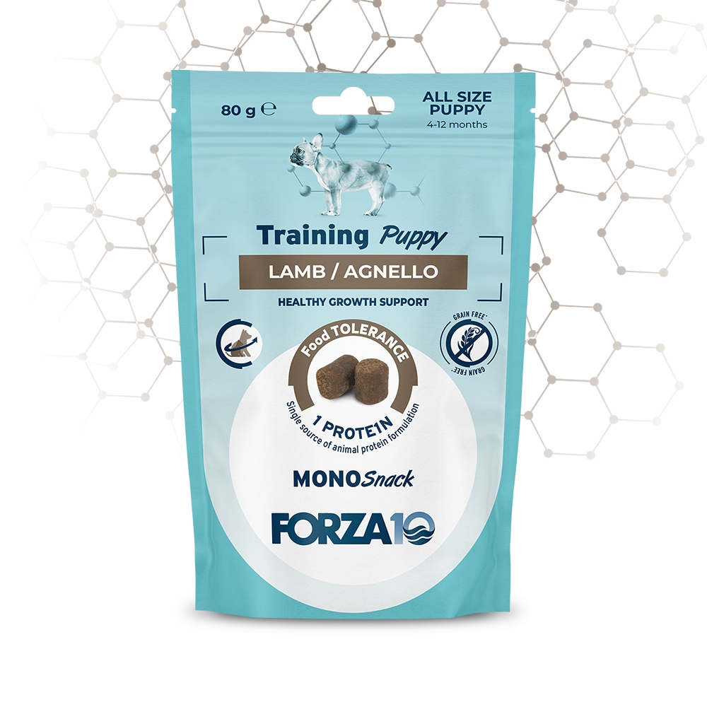 FORZA 10 MONO SNACK TRAINING PUPPY LAMB/AGNELLO 