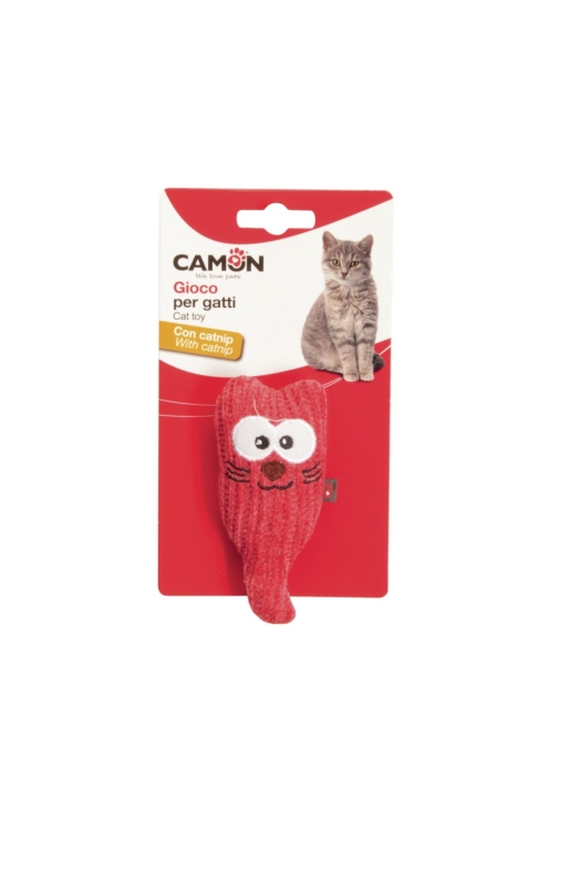 CAMON GIOCO GATTO IN POLIESTERE CON CATNIP 3 SOGGETTI 