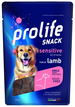 PROLIFE DOG SNACK SENSITIVE GRAINFREE LAMB Cani