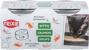 TRIXIE KITTIS SOUP CON POLLO & SALMONE 