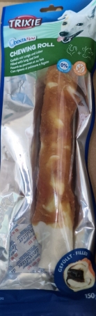 TRIXIE DENTA FUN CHEWING ROLL BASTONCINO AL POLLO CON RIPIENO AL POLMONE E FEGATO Cani