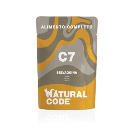 NATURAL CODE C7 SELVAGGINA ALIMENTO COMPLETO Gatti