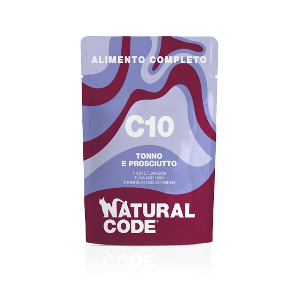 NATURAL CODE C10 TONNO E PROSCIUTTO ALIMENTO COMPLETO
