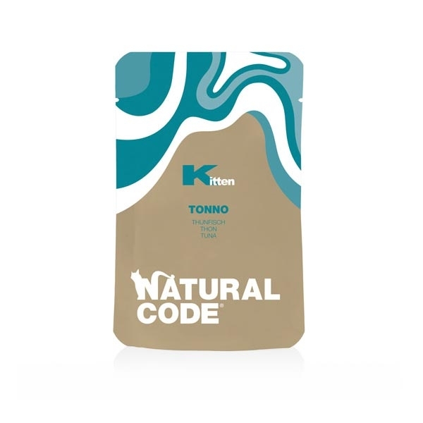 NATURAL CODE KITTEN POUCH TONNO