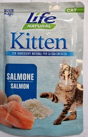 LIFE PET CARE LIFE CAT NATURAL KITTEN SALMONE Gatti