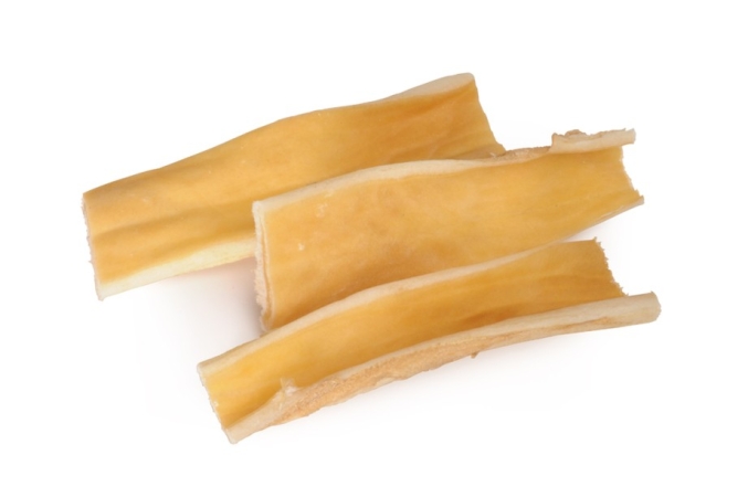 CAMON PELLE DI TESTA BOVINA BIANCA Cani