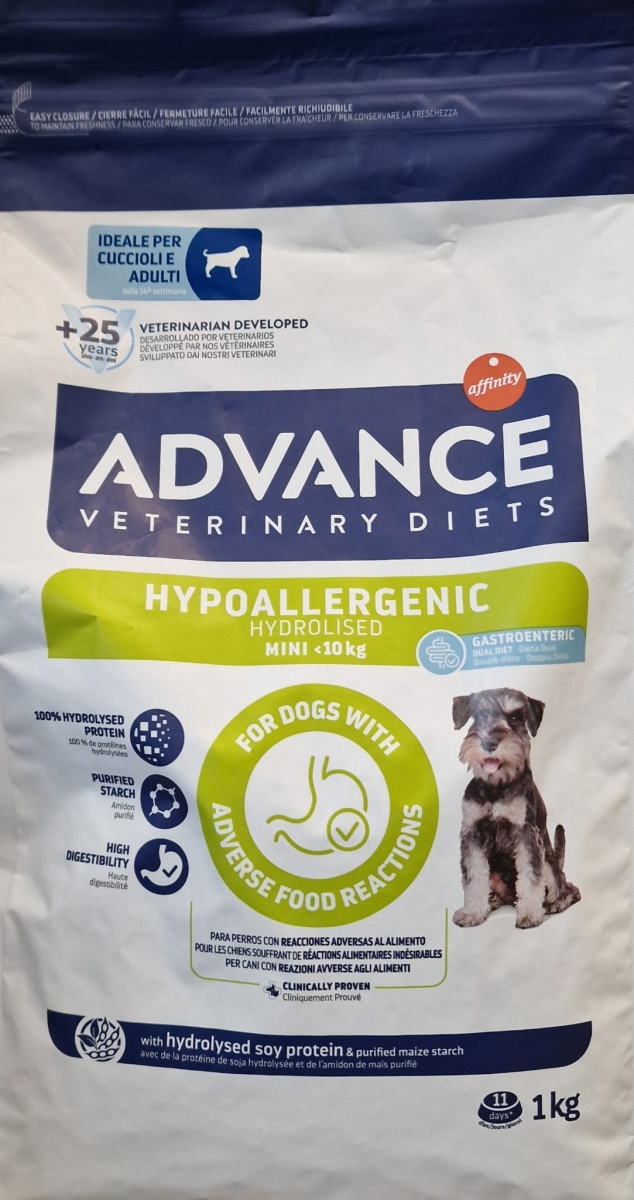 ADVANCE VETERINARY DIETS DOG HYPOALLERGENIC MINI 
