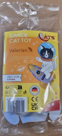 CAT TOY RAZZO SPACE VALERIANA  4CATS Gatti