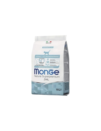 MONGE NATURAL SUPERPREMIUM KITTEN CON TROTA Gatti