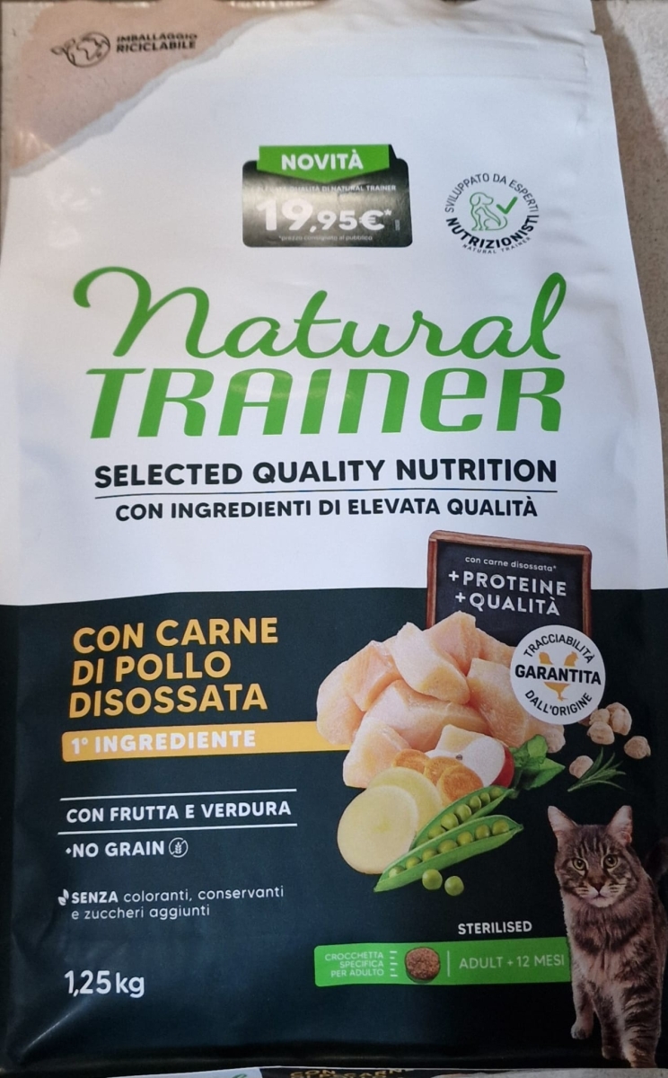NATURAL TRAINER KITTEN SELECTED QUALITY NUTRITION CON CARNE DI POLLO DISOSSATA 