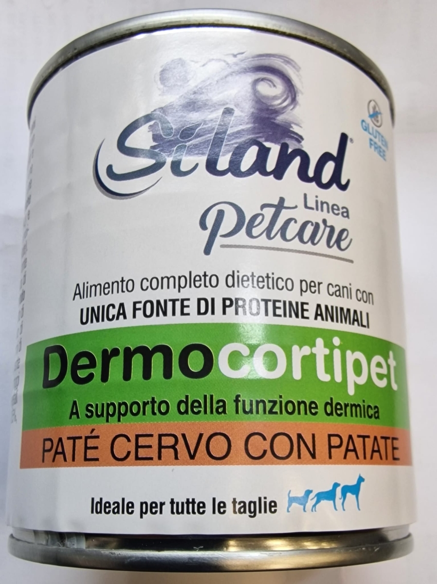 SILAND PETCARE DERMOCORTIPET PATE' CERVO CON PATATE 