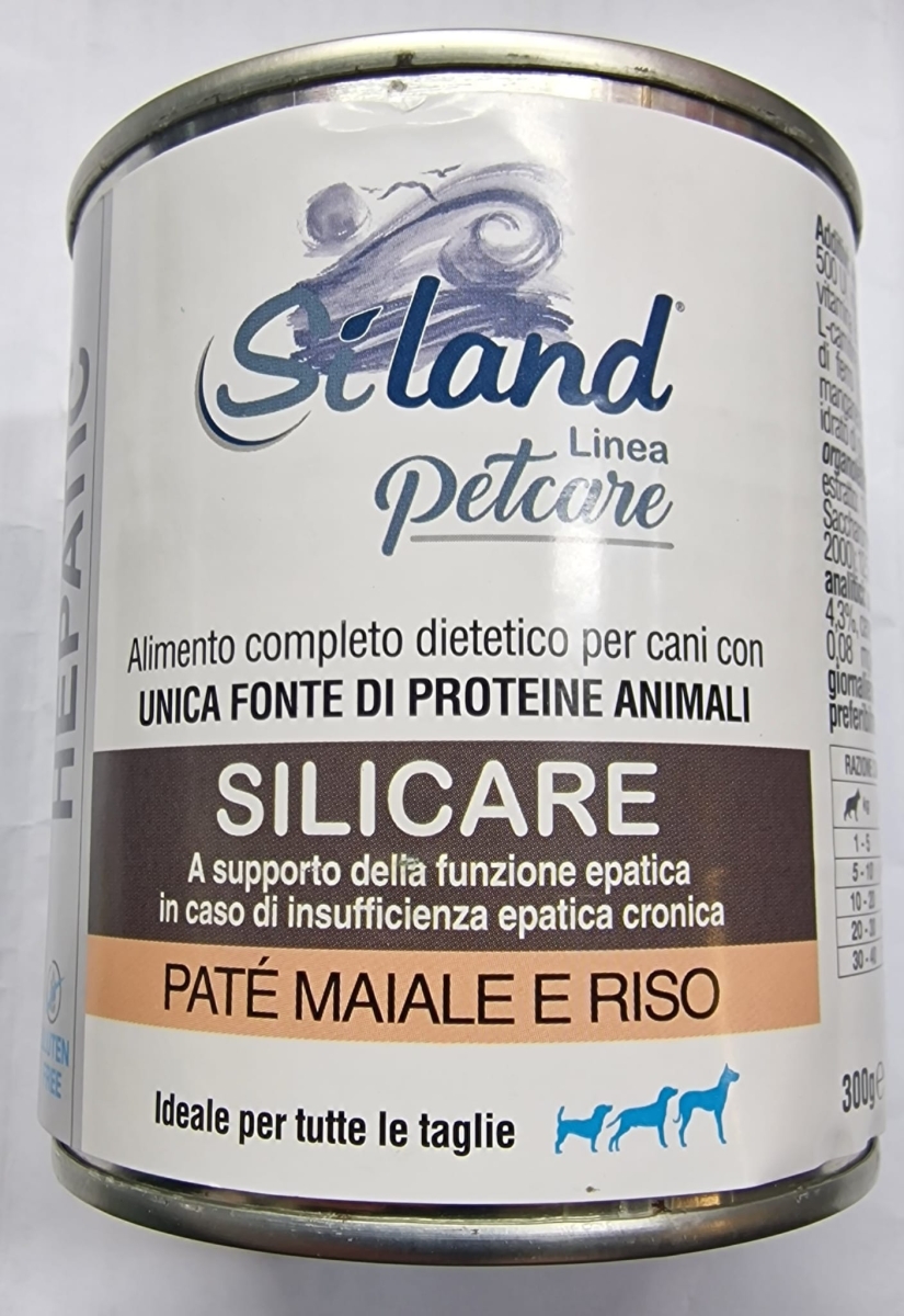 SILAND PETCARE HEPATIC SILICARE PATE' MAIALE E RISO 