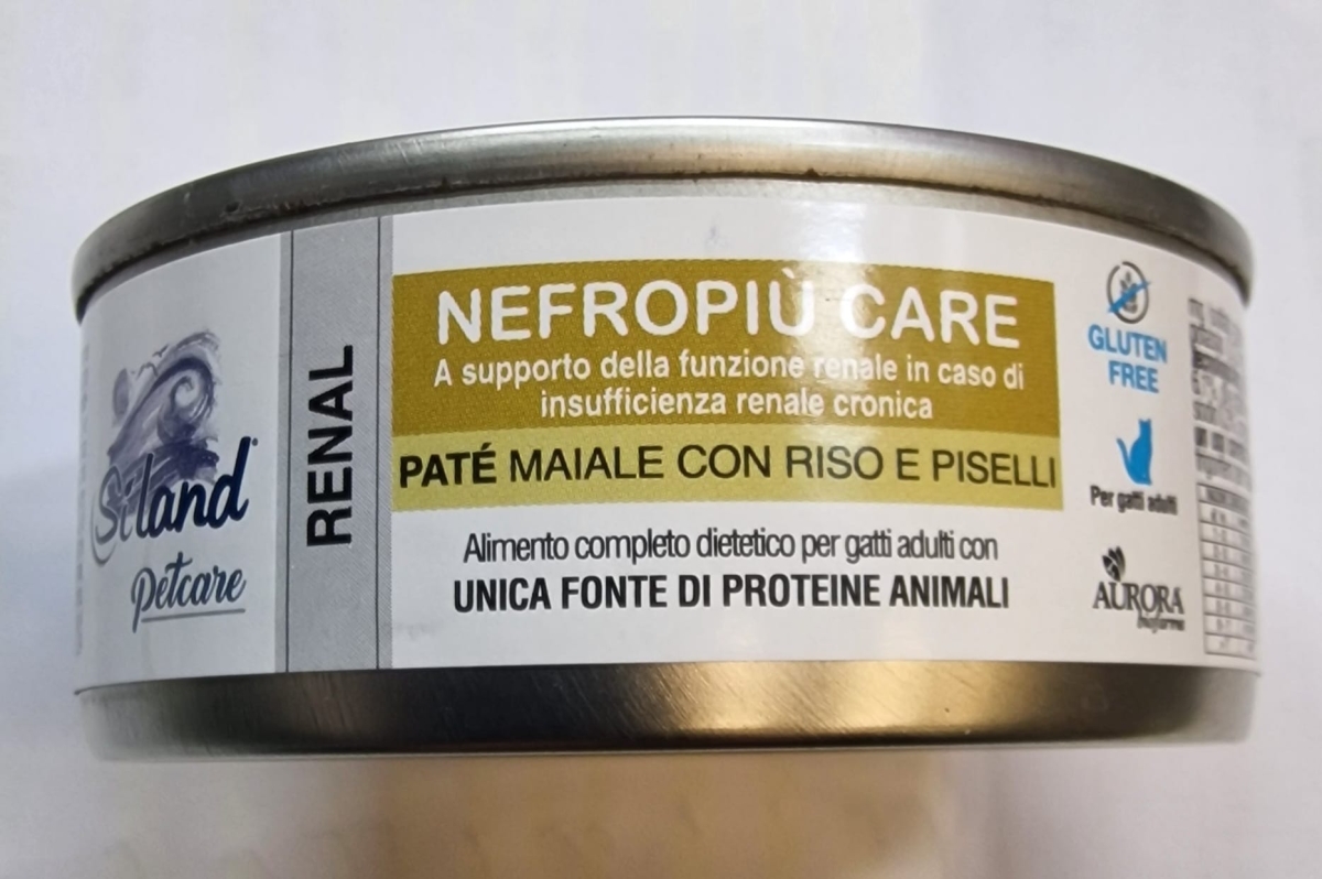 SILAND PETCARE RENAL NEFROPIU' CARE PATE' MAIALE CON RISO E PISELLI 