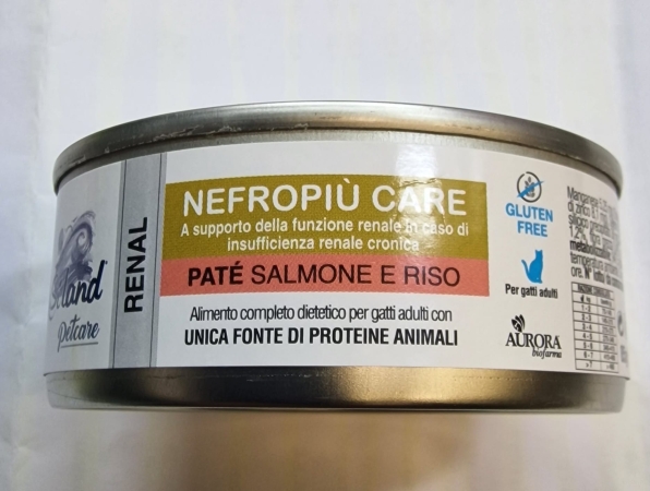 SILAND PETCARE RENAL NEFROPIU' CARE PATE' SALMONE E RISO Gatti