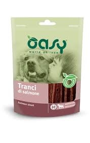 OASY SNACK DOG TRANCI DI SALMONE Cani
