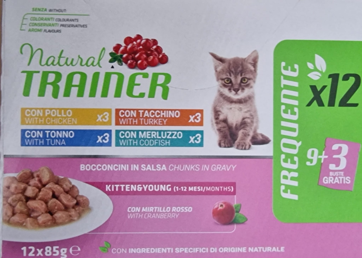 NATURAL TRAINER MULTIPACK KITTEN 4 GUSTI 