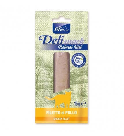LIFECAT DELISNACK FILETTO DI POLLO 