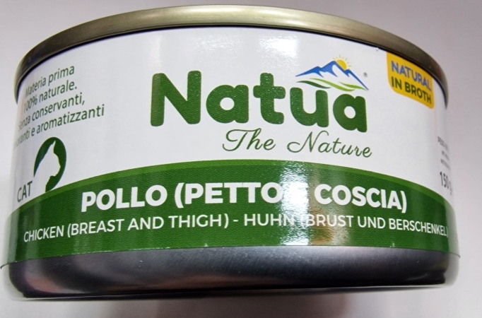 NATUA CAT NATURAL IN BROTH POLLO PETTO E COSCIA Gatti