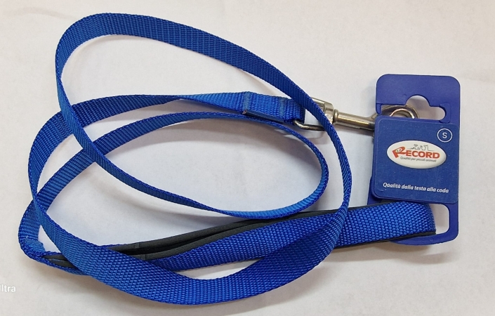 GUINZAGLIO NYLON NEOPRENE S BLU Cani