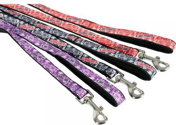 GUINZAGLIO LAISSE EVIL SPIRIT NERO Cani