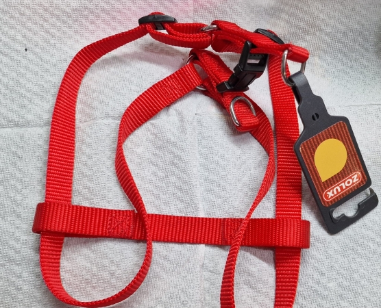 PETTORINA PER CANI HAR NYL ML 30-45 CM ROSSO Cani