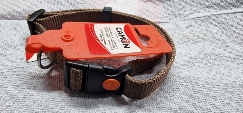 CAMON COLLARE SGANCIO REGOLABILE MARRONE Cani