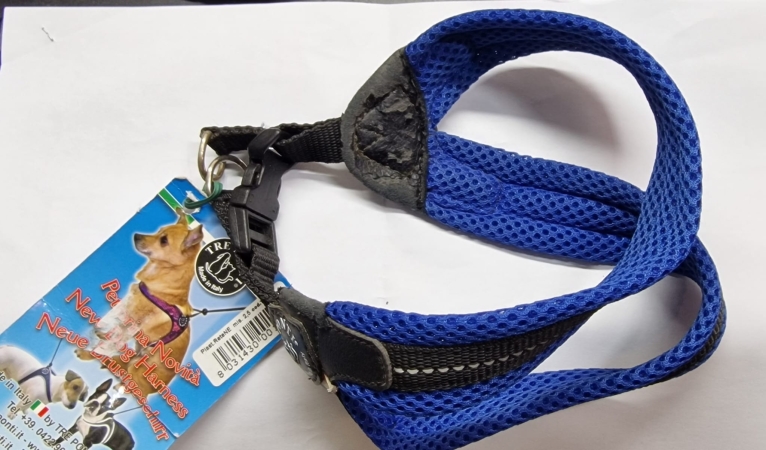 PETTORINA TRE PONTI RETE TG 2 1/2 BLU Cani