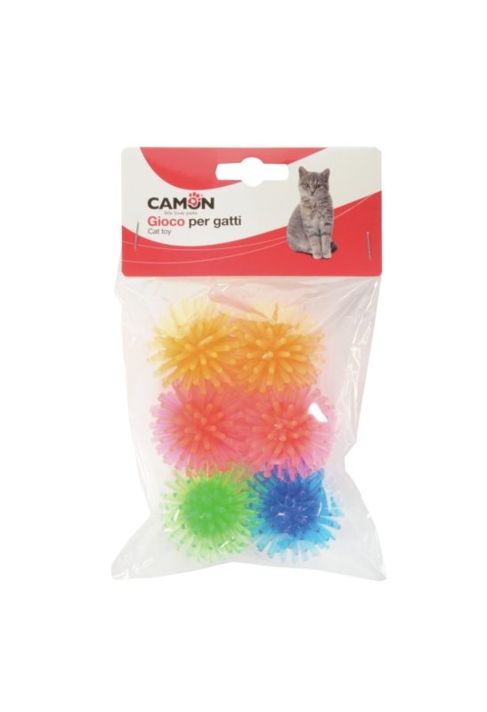 CAMON GIOCO GATTO PVC MIX PALLINE COLORATE 