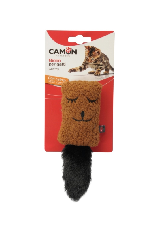 CAMON GIOCO PER GATTI ANIMALETTI CON CODA E CATNIP 