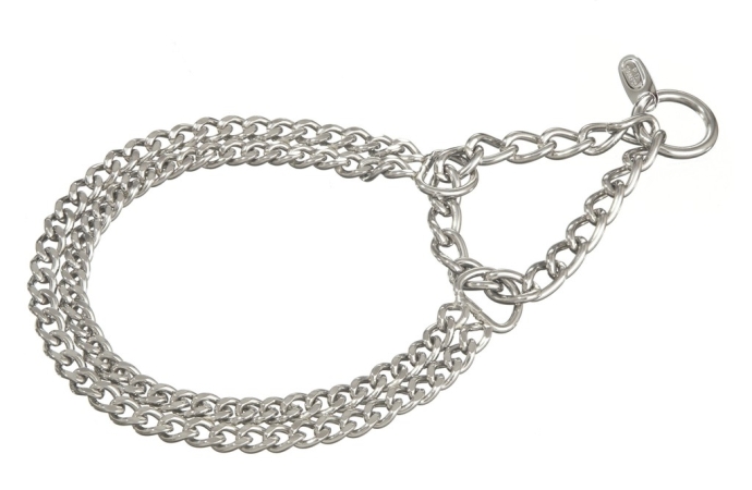 CAMON COLLARE IN ACCIAIO SEMI STRANGOLO Cani