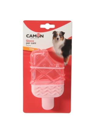 CAMON GIOCO PER CANI GHIACCIOLO IN TPR ROSA-AZZURRO Cani