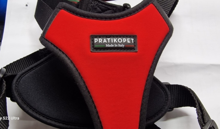 PETTORINA HANATOMIKA BULLDOG TG 3 ROSSO Cani