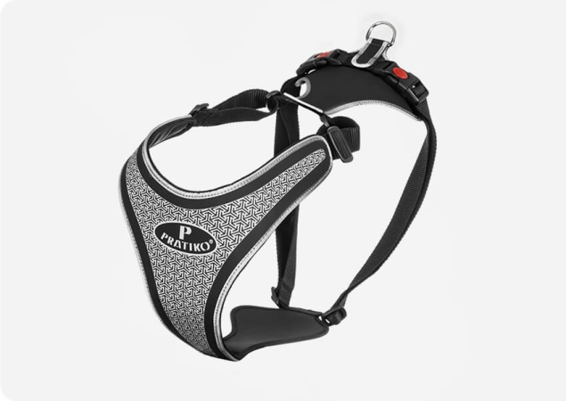 PETTORINA HANATOMIKA BULLDOG INGLESE TG 3 NERO Cani