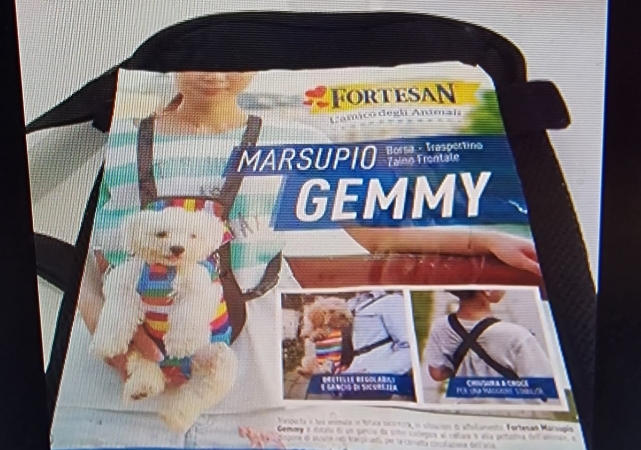 MARSUPIO GEMMI RIGATO Cani