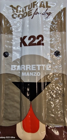 NATURAL CODE SNACK DOG BARRETTE K22 MANZO Cani